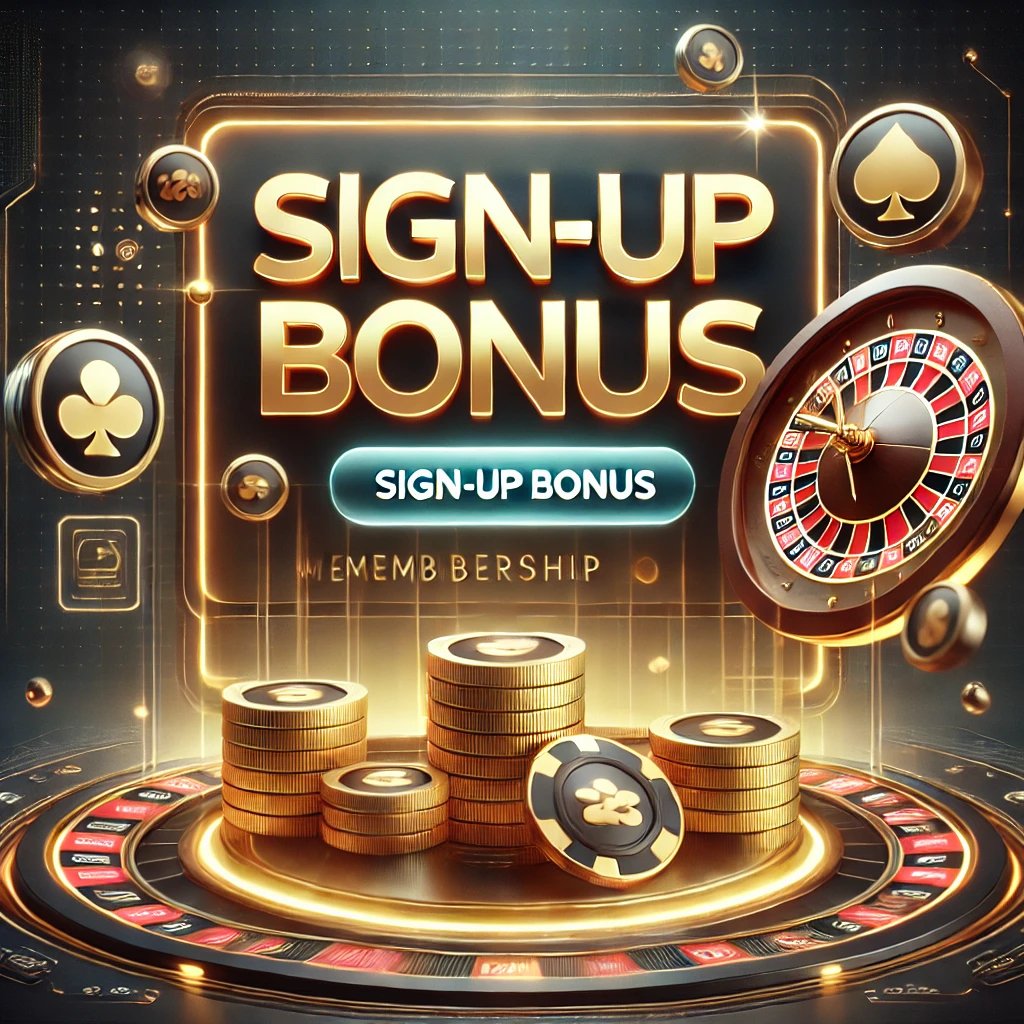 Gelecek temalı bir casino sitesi üyelik bonusu ekranı.