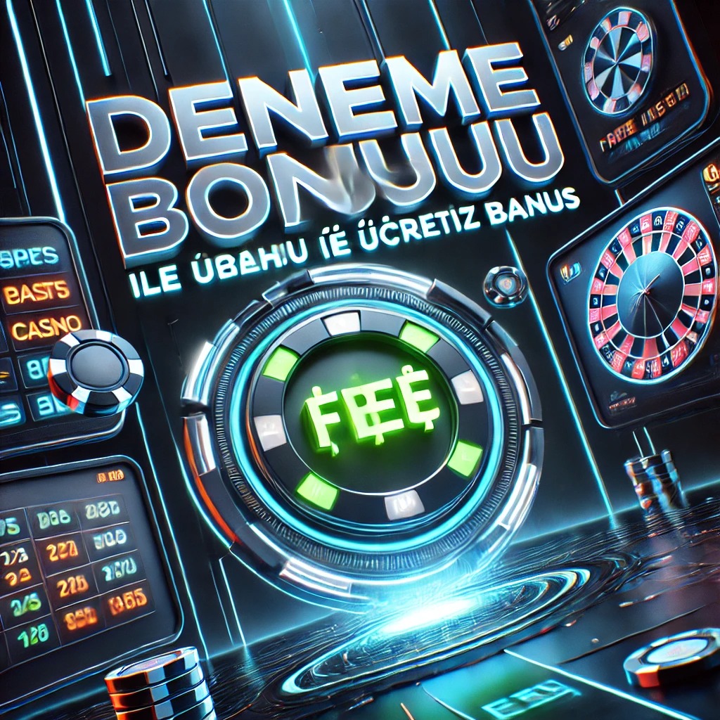Dijital bahis deneyimi için deneme bonusu tanıtım görseli